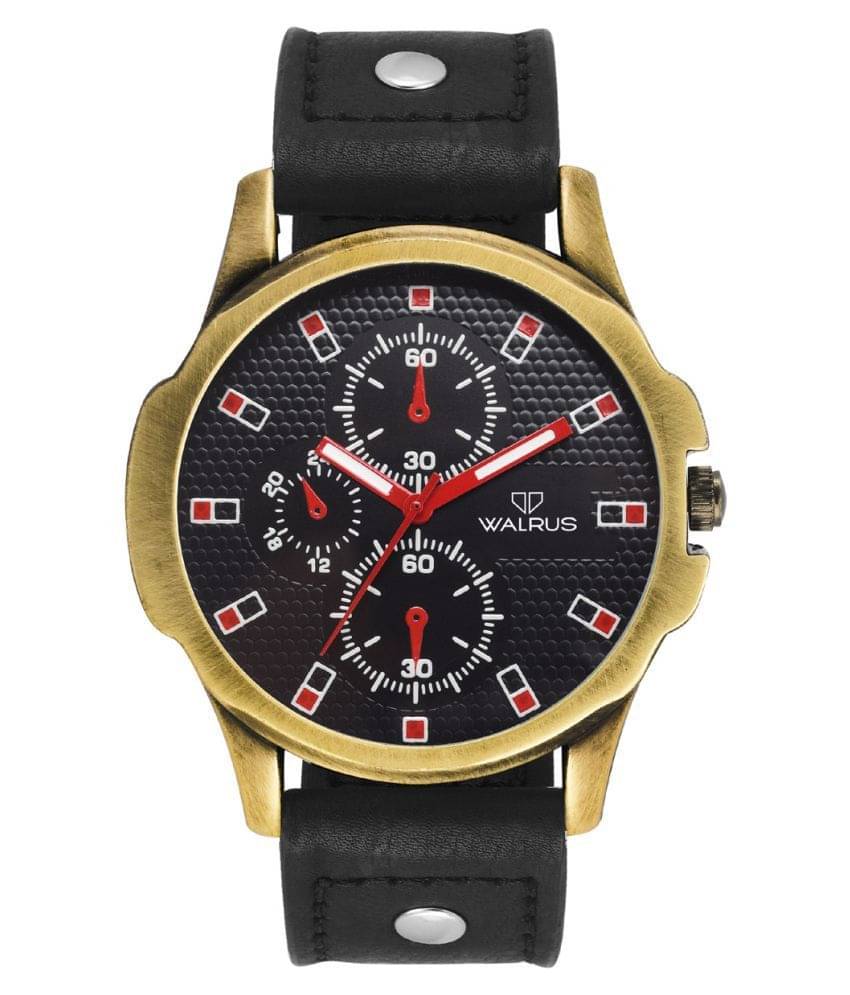     			Walrus Andy Black Color Analog Men Watch- WWM-ANDY-020231