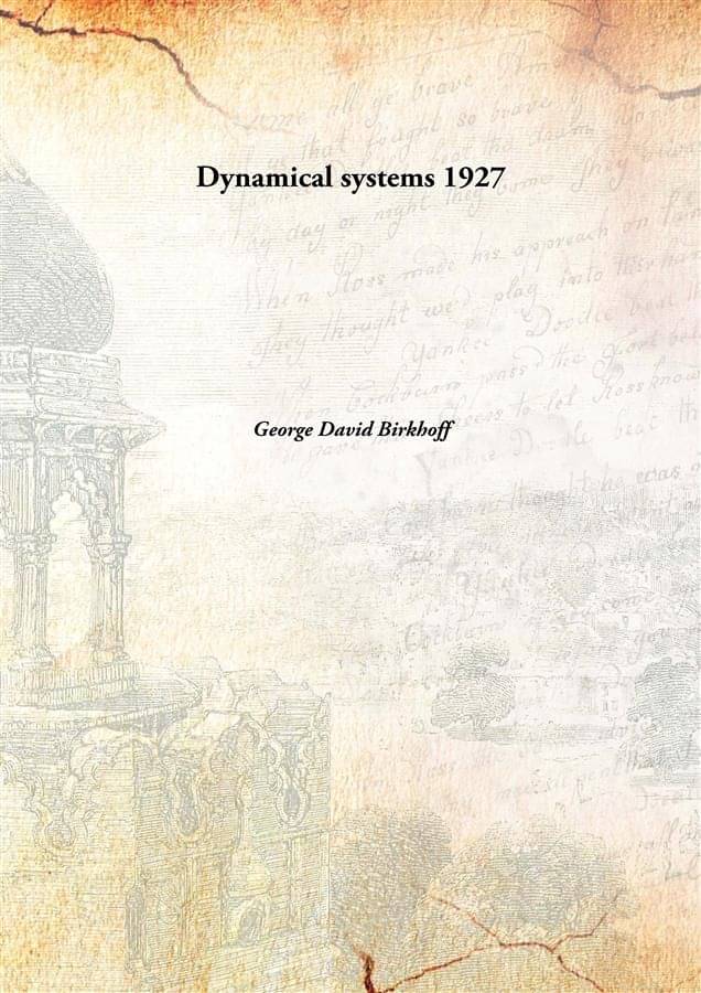     			Dynamical systems 1927 [Hardcover]