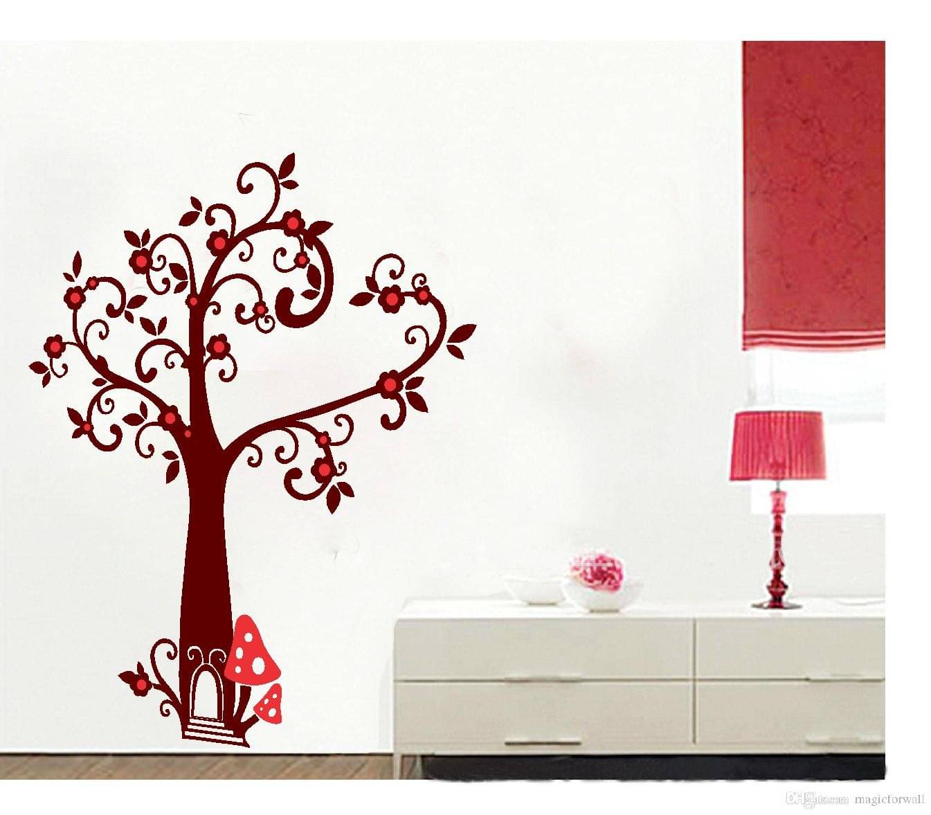     			Sticker Studio Tree2 Cartoon Characters Theme PVC Sticker