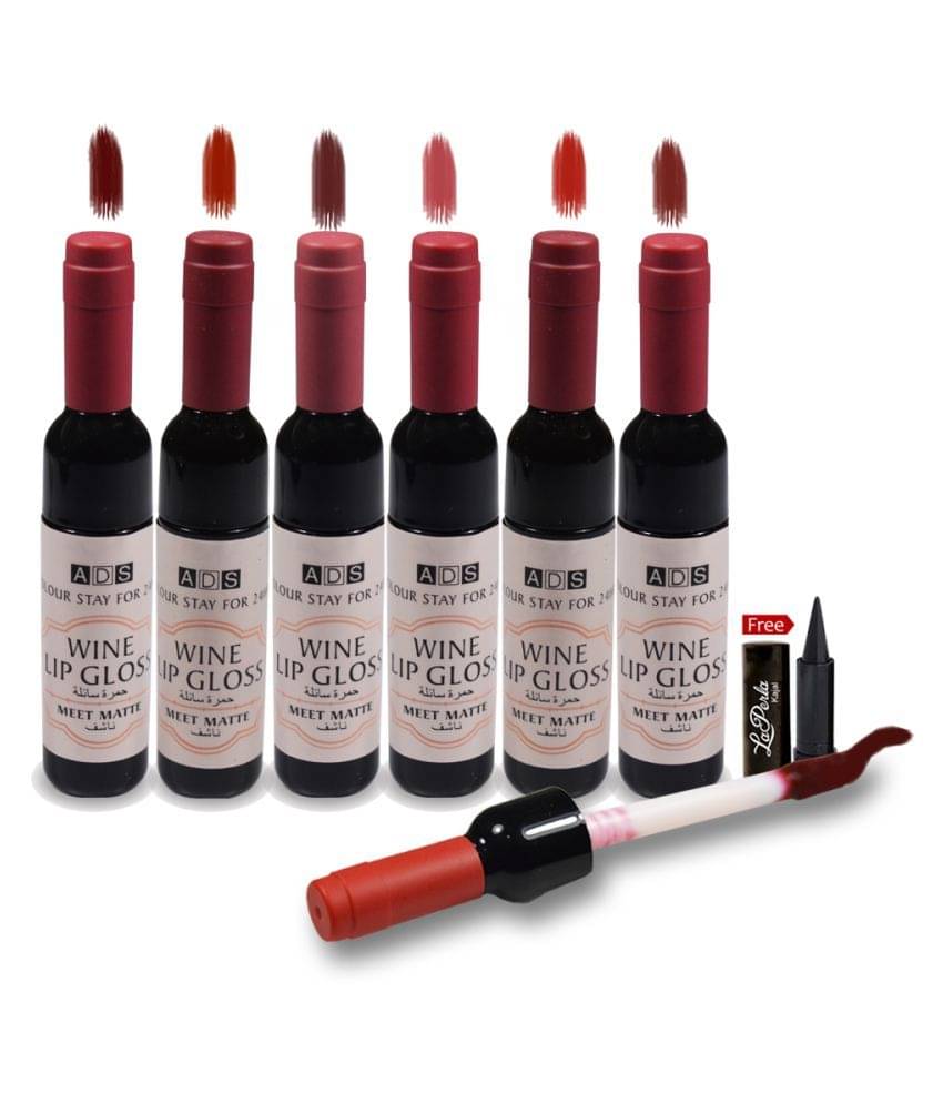     			ADS Wine Matte Lip Gloss 8