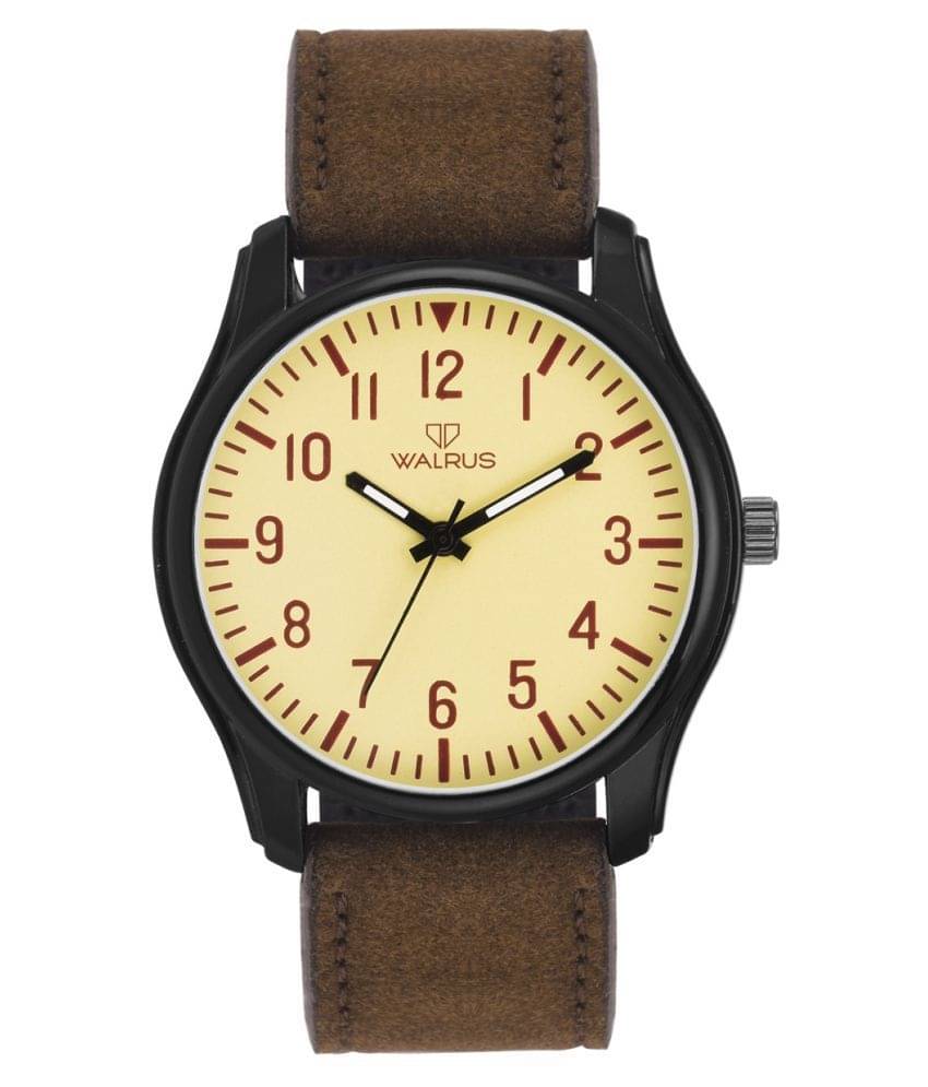     			Walrus Simon Off-White Color Analog Men Watch-WWM-SMN-300902