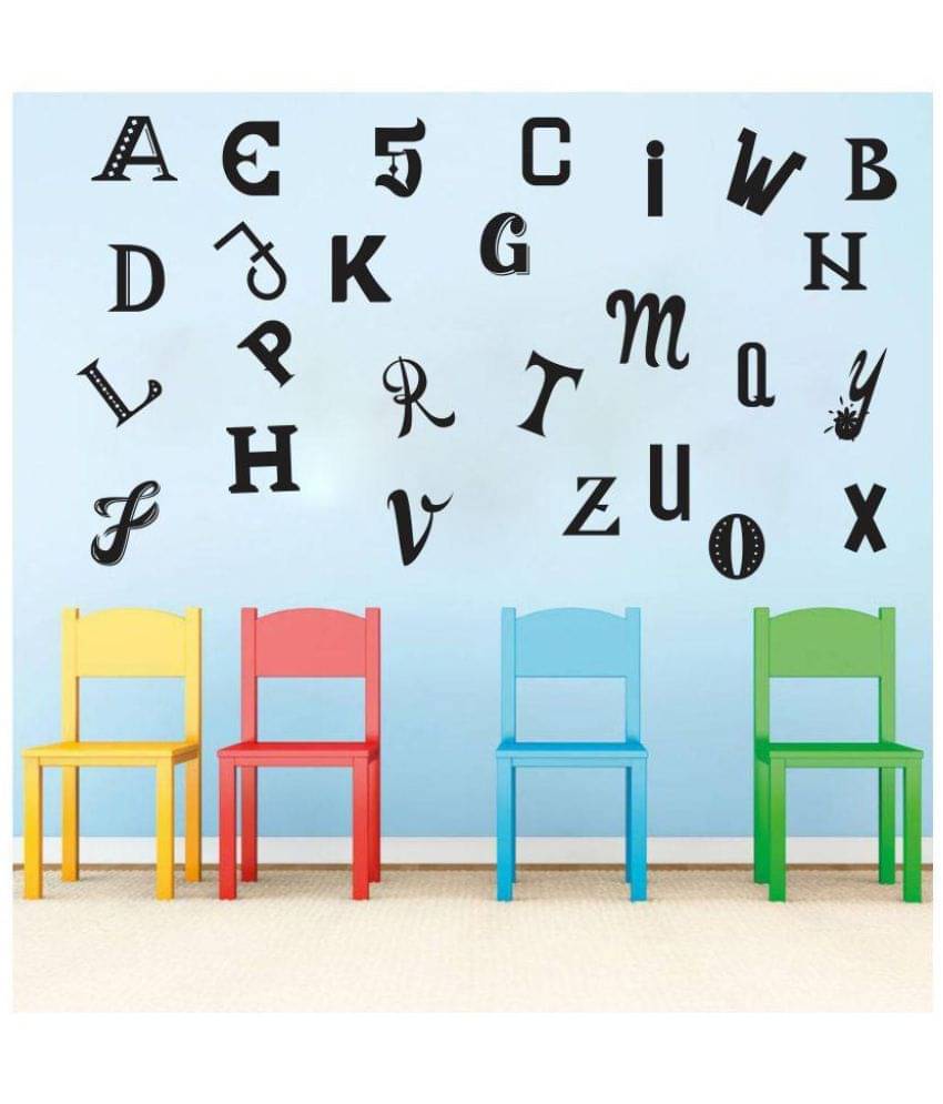     			Sticker Studio Alphabets Super Hero Theme PVC Sticker