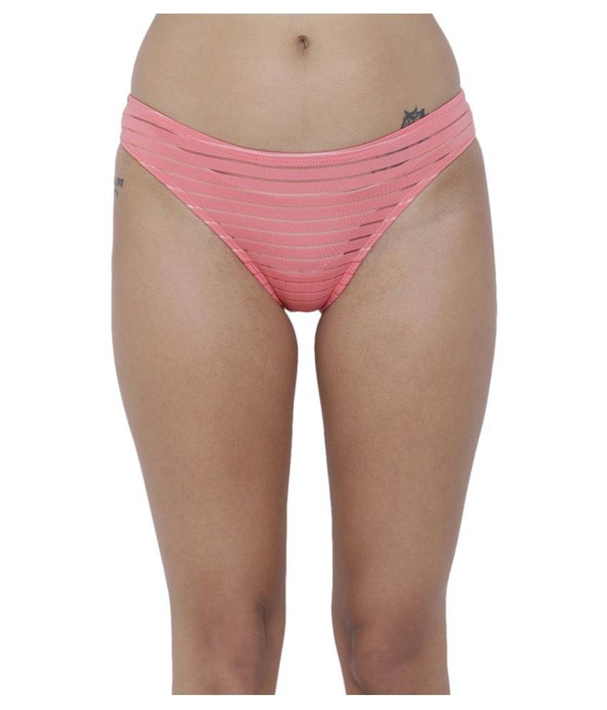 BASIICS By La Intimo Polyester Women's Briefs ( Orange ) BASIICS By La Intimo Polyester Women's Briefs ( Orange )