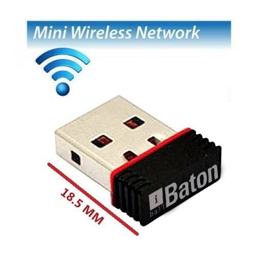     			iball 150M Wireless-N Mini USB iB-WUA150NM Laptop, PC Lan Adapter  (150 Mbps)