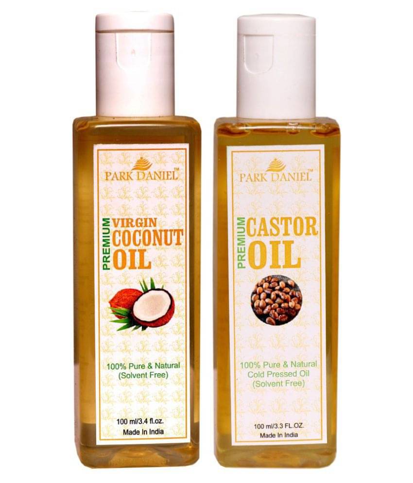     			Park Daniel 100% Pure & Natural Coconut & Castor Oil Hair Oil(200 ml) 200 mL Pack of 2