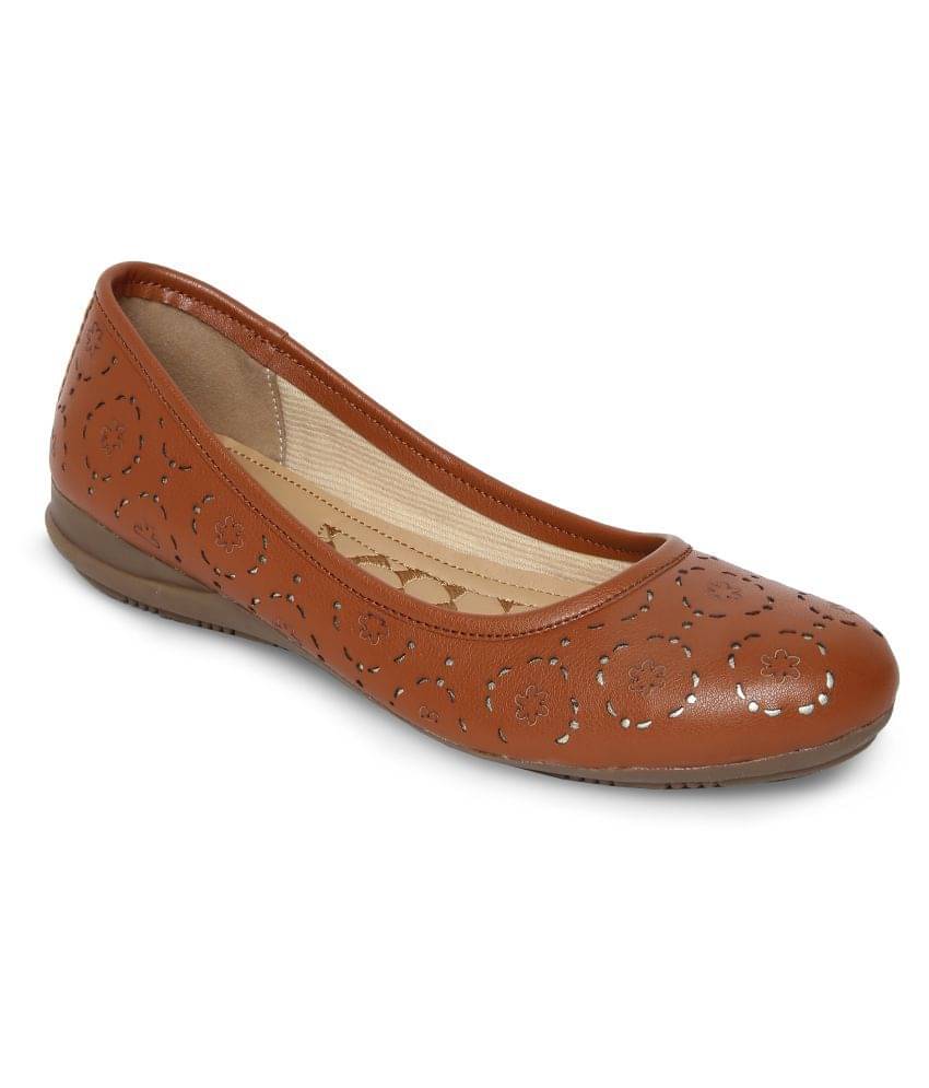     			MARC LOIRE - Tan Women's Casual Ballerinas