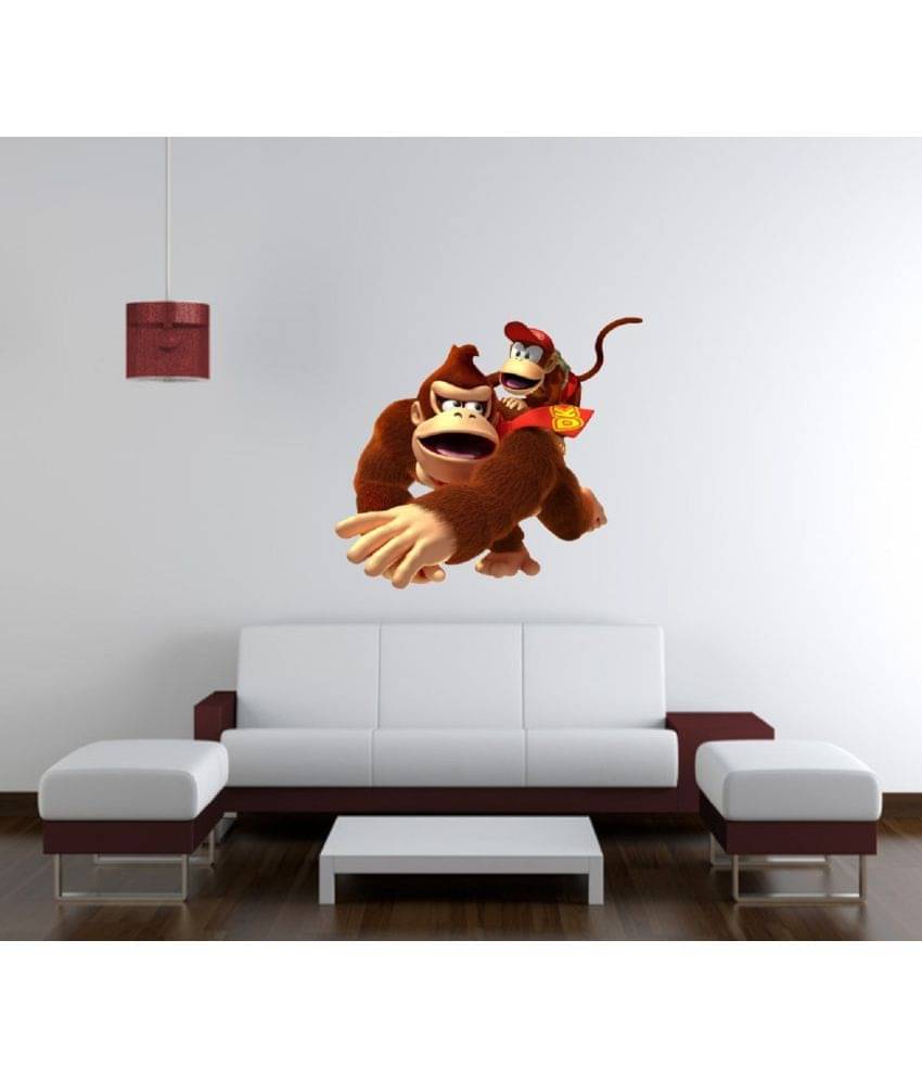 Sticker Studio Donkey kong Cartoon Characters Theme PVC Sticker Sticker Studio Donkey kong Cartoon Characters Theme PVC Sticker