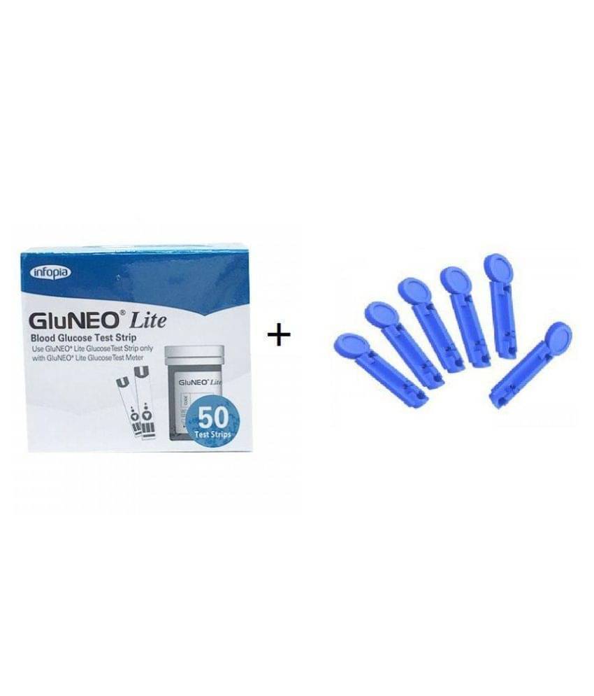     			Gluneo Lite 50 Strips & 100 Lancets