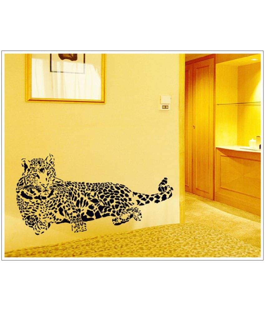     			Jaamso Royals Cheetah Leopard Nature Theme PVC Sticker