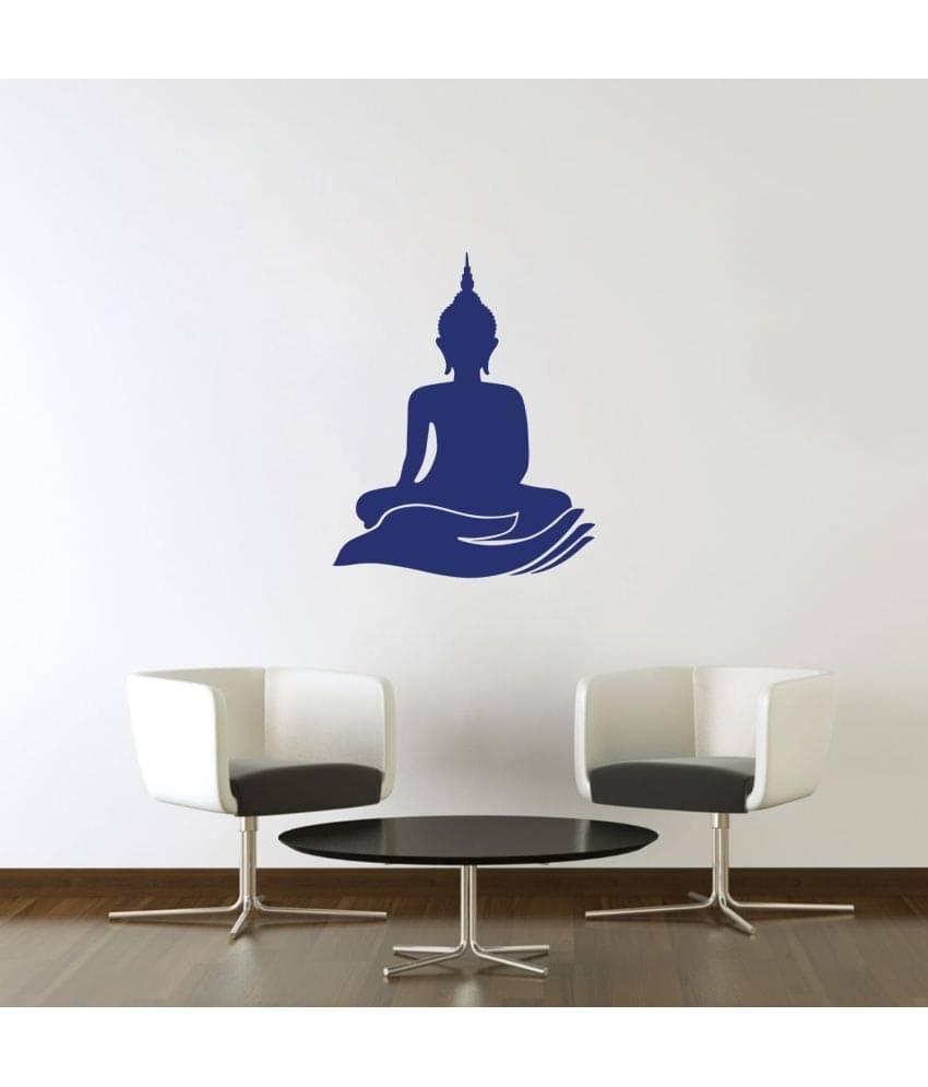 Sticker Studio Lord budha in hand Religious & Inspirational Theme PVC Sticker Sticker Studio Lord budha in hand Religious & Inspirational Theme PVC Sticker