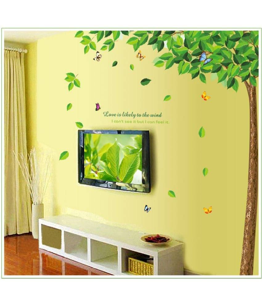     			Jaamso Royals Modern Float Big Nature Theme PVC Sticker