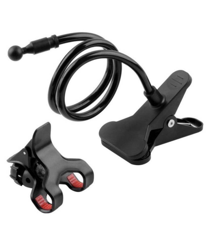     			AVMART Car Mobile Holder Single Clamp for Dashboard & Windshield - Black