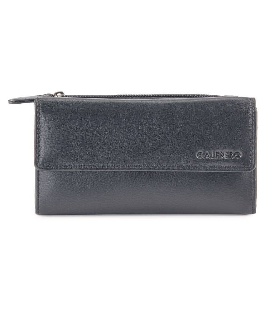 Calfnero Black Wallet - Handbags | Buy online on ZillyBuy