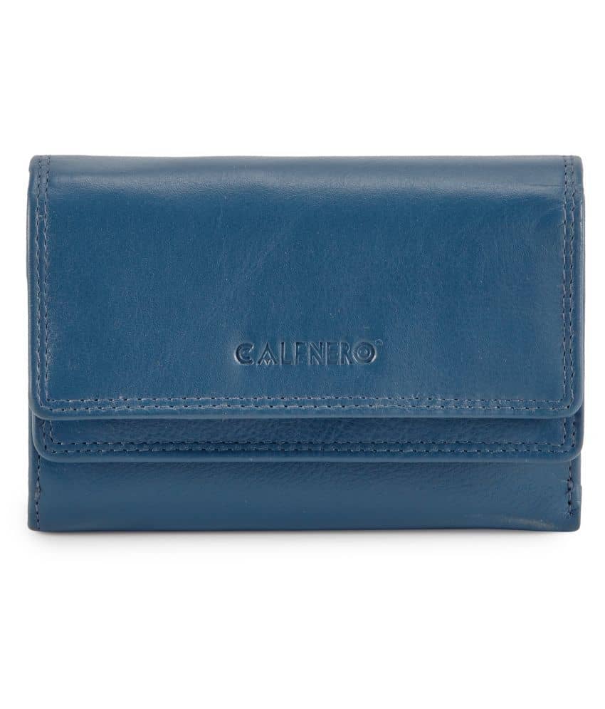 Calfnero Blue Wallet - Handbags | Buy online on ZillyBuy