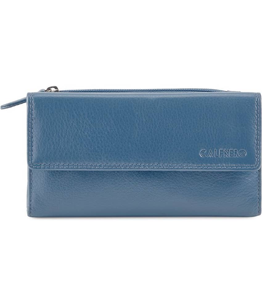 Calfnero Navy Wallet - Handbags | Buy online on ZillyBuy