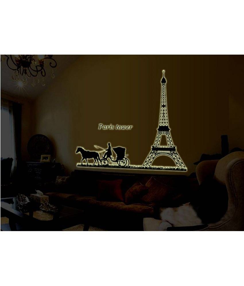     			Jaamso Royals Paris Eiffel Tower Nature Theme PVC Sticker