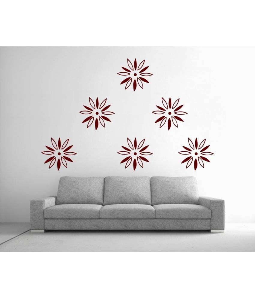 Sticker Studio Sunflower Motif Floral Theme PVC Sticker Sticker Studio Sunflower Motif Floral Theme PVC Sticker