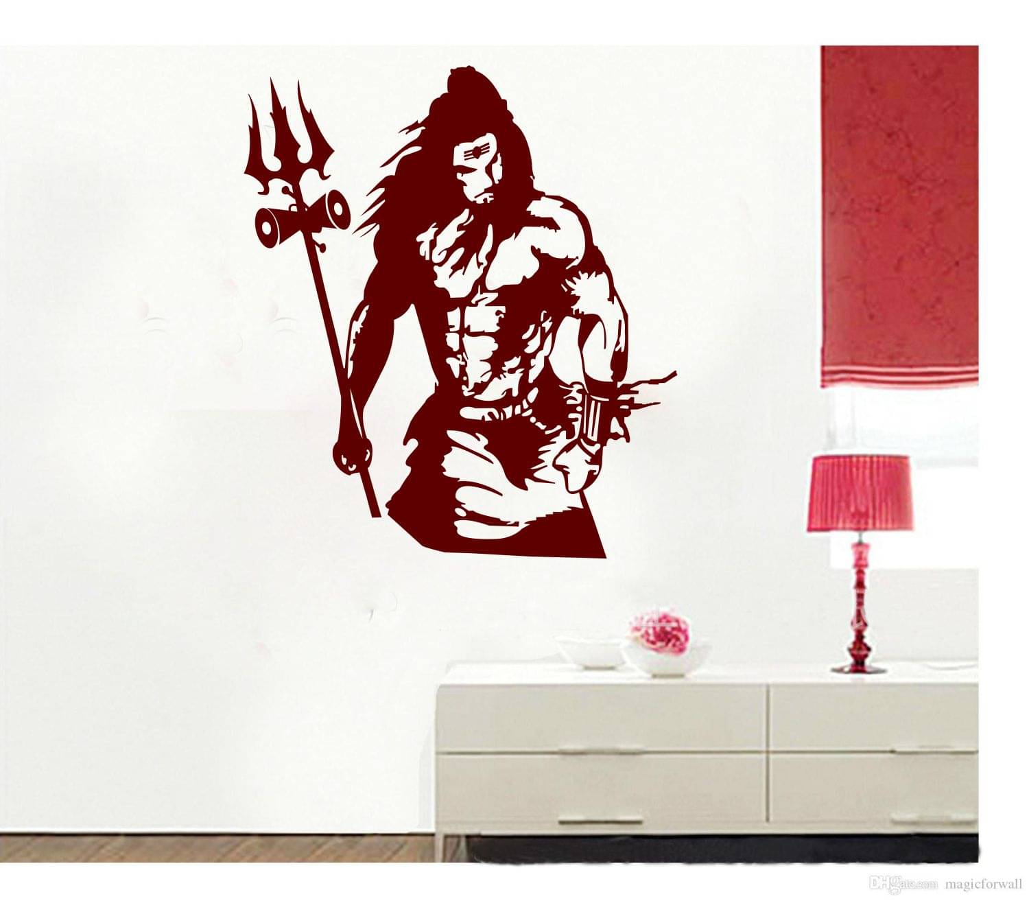 Sticker Studio Shiva Religious & Inspirational Theme PVC Sticker Sticker Studio Shiva Religious & Inspirational Theme PVC Sticker