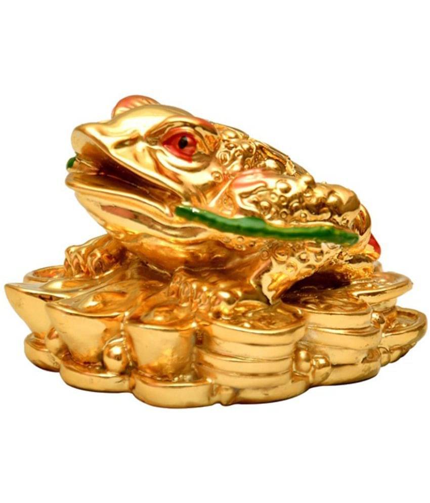    			Yellow Resin King Money Frog