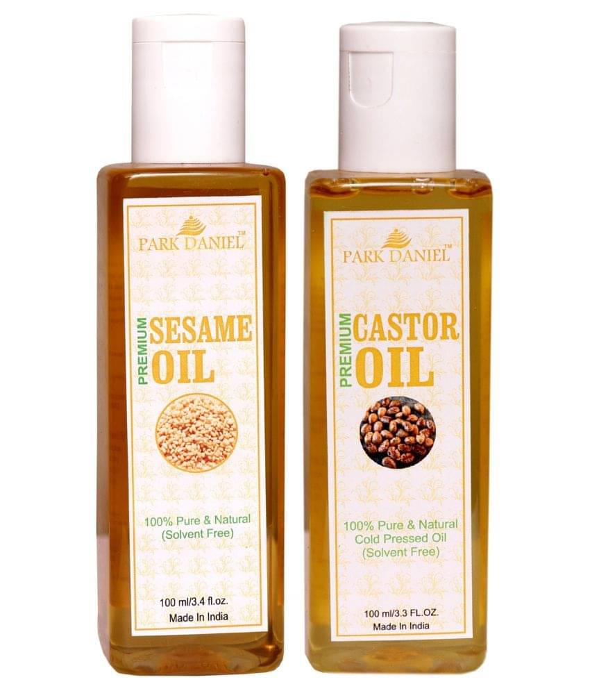    			Park Daniel Premium Organic Sesame & Castor Oil 100 ml Pack of 2