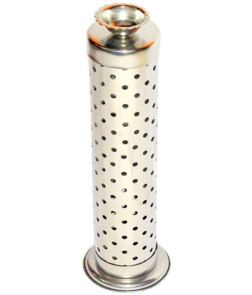     			White Stainless Steel Agarbatti Stand Holder