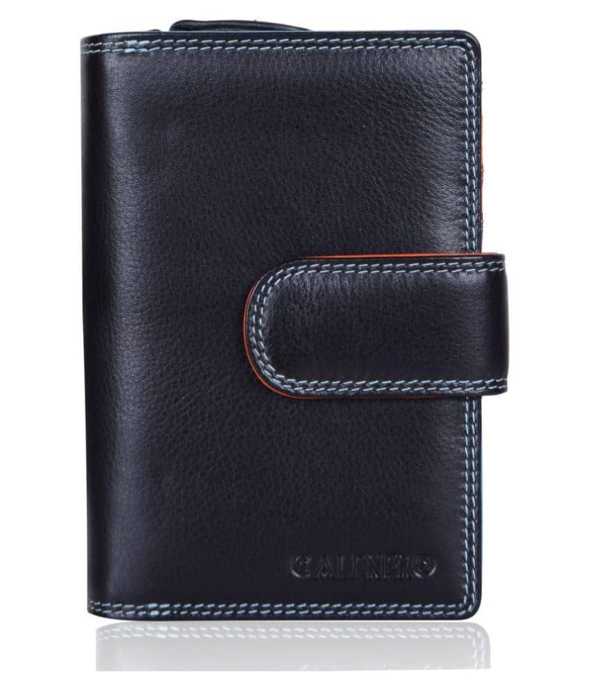 Calfnero Black Wallet - Handbags | Buy online on ZillyBuy