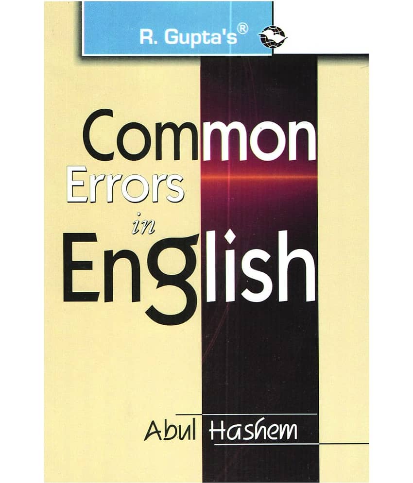 Common Errors In English: A useful guide for learning Correct English usage - Stationery | Buy online on ZillyBuy