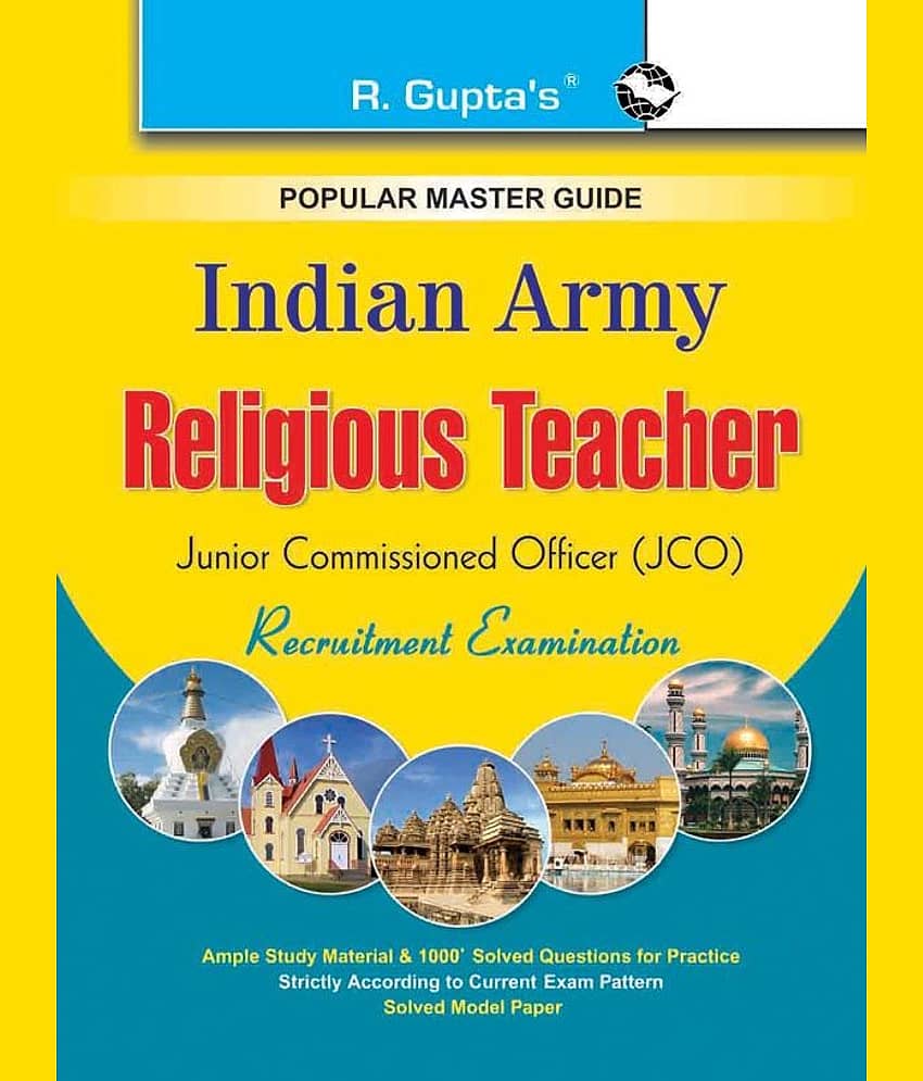 Indian Army - Religious Teacher (JCO) Exam Guide - Stationery | Buy online on ZillyBuy