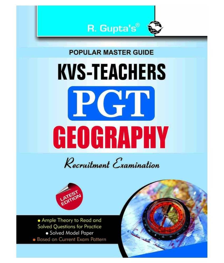     			KVS: Teachers (PGT) Geography Guide