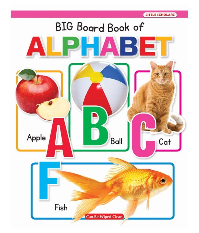 New Big Board Book Of Alphabet