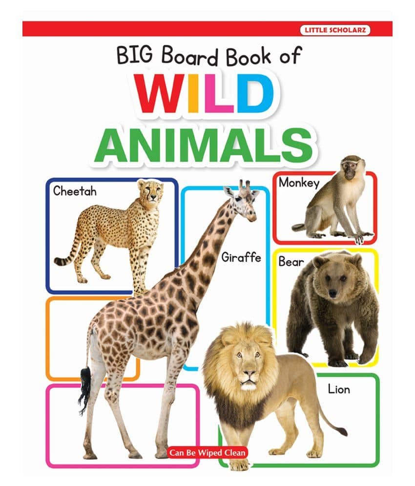 New Big Board Book Of Wild Animals