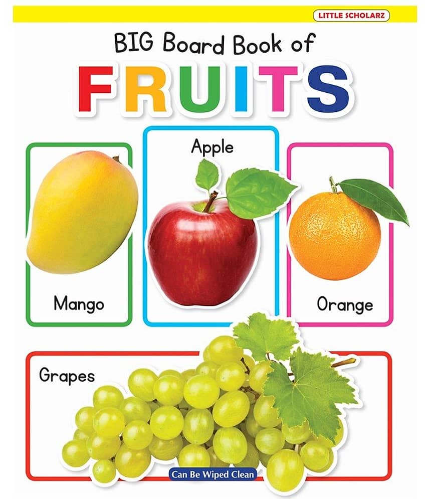 New Big Board Book Of Fruits - Stationery | Buy online on ZillyBuy