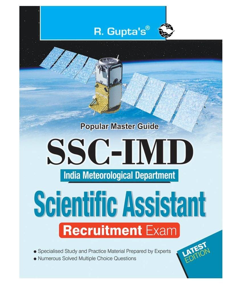 SSC-IMD (India Meteorological Department) Scientific Assistant Exam Guide SSC-IMD (India Meteorological Department) Scientific Assistant Exam Guide