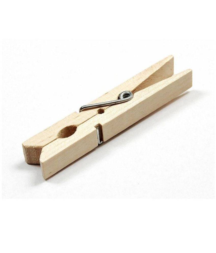     			Wooden Clips Bamboo Cloth Pegs Set of 20Clips