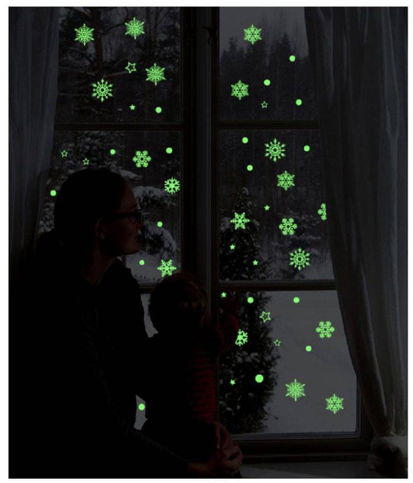 Jaamso Royals Radium Luminous snowf Moon & Stars Moon & Stars PVC Glow in the Dark Sticker Jaamso Royals Radium Luminous snowf Moon & Stars Moon & Stars PVC Glow in the Dark Sticker