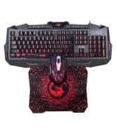 Marvo KM400+G1 ( Wired ) Gaming Keyboard Mouse & Mouse pad Combo