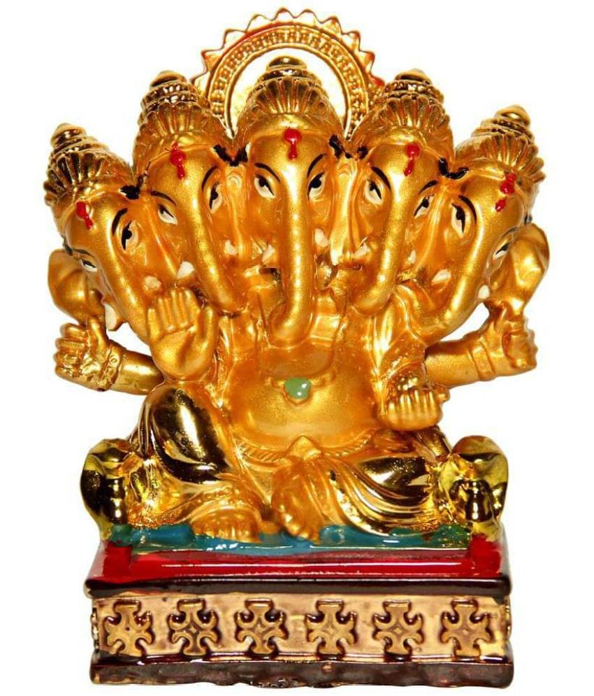     			Resin Vastu / Feng Shui / Panch Mukhi Ganesha Idol For