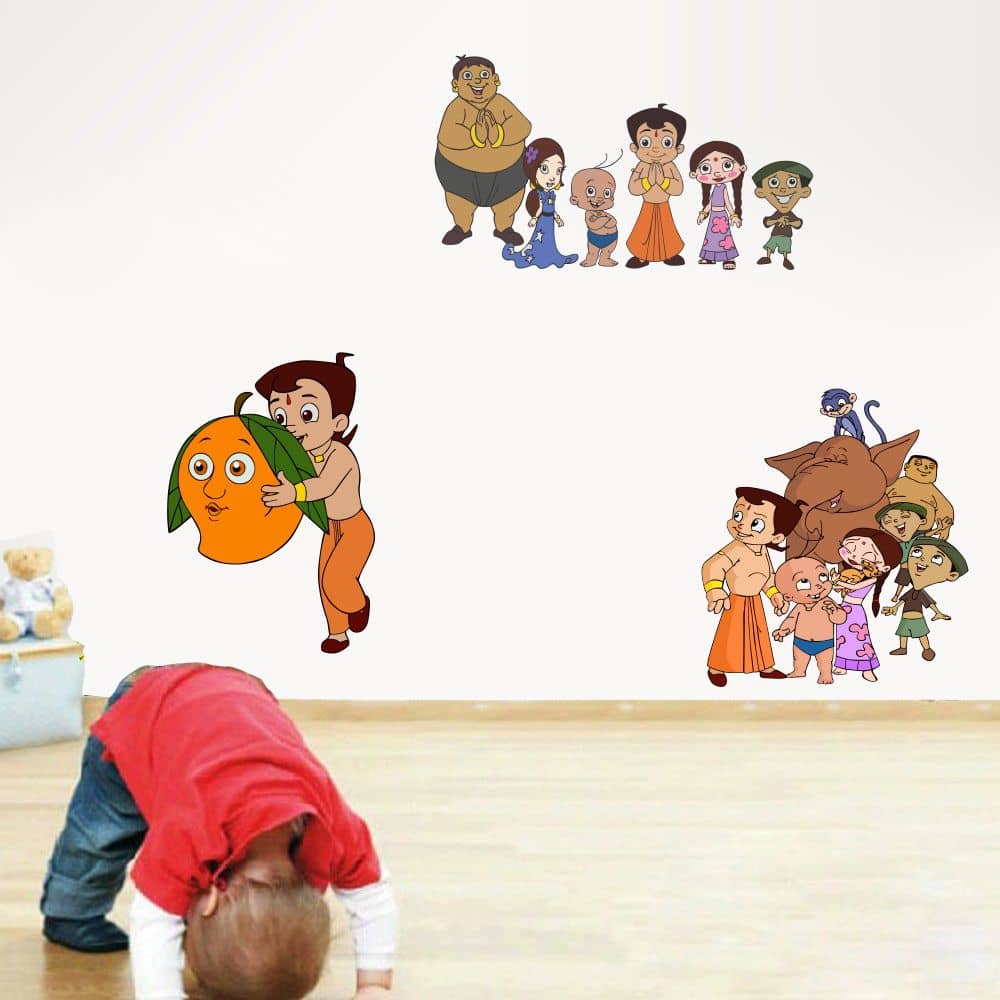 Sticker Studio Bheem Cartoon Characters Cartoon Characters PVC Sticker