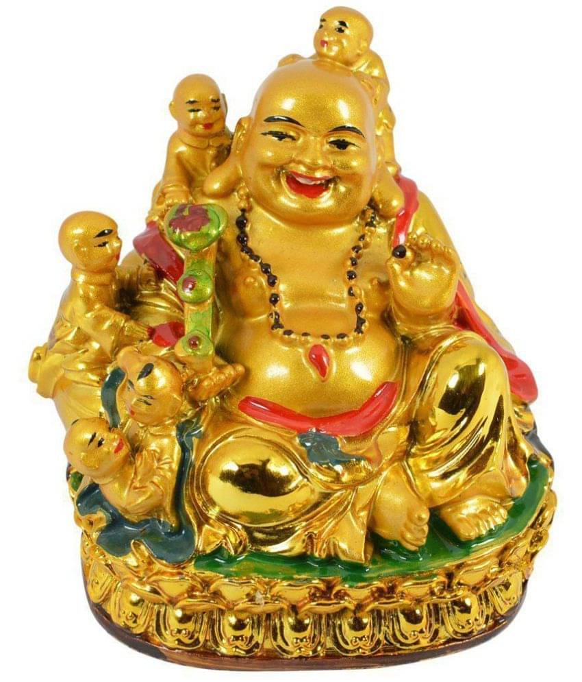     			MOGRAB Polyresin Laughing buddha