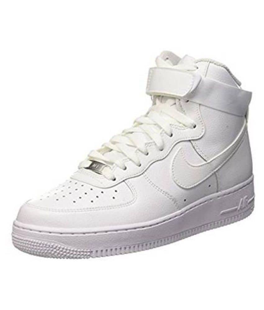 Nike Air Force Mid Sneakers White Casual Shoes