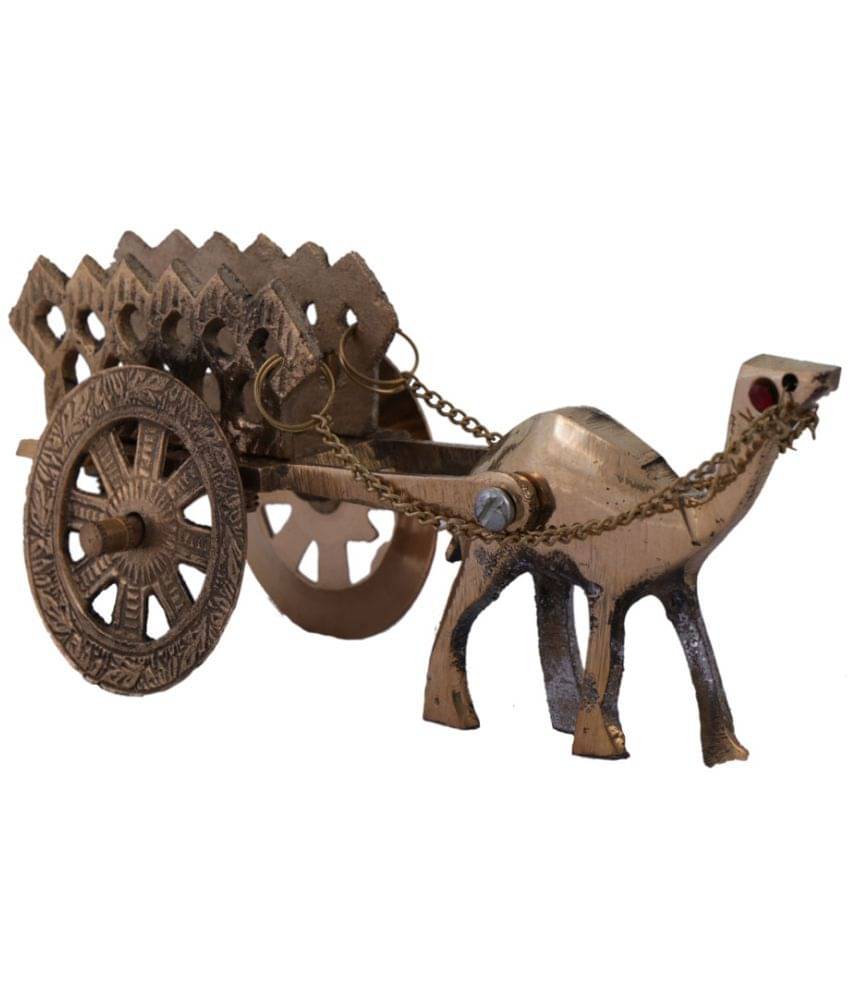     			Ratnatraya Yellow Brass Handicraft Showpiece - Pack of 1