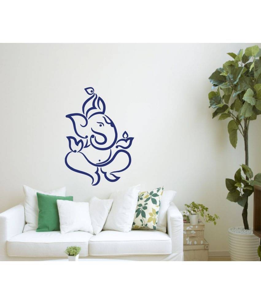 Decor Villa Lord shiva with diya Religious & Inspirational Religious & Inspirational PVC Sticker     			Decor Villa Lord shiva with diya Religious & Inspirational Religious & Inspirational PVC Sticker