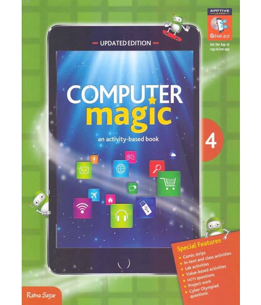 Computer Magic An Activity-Based book Class -4 - Stationery | Buy online on ZillyBuy