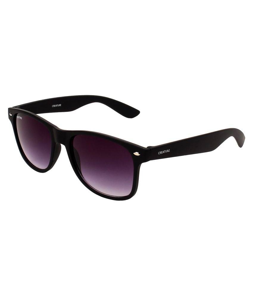     			Creature - Black Square Sunglasses ( Pack of 1 )