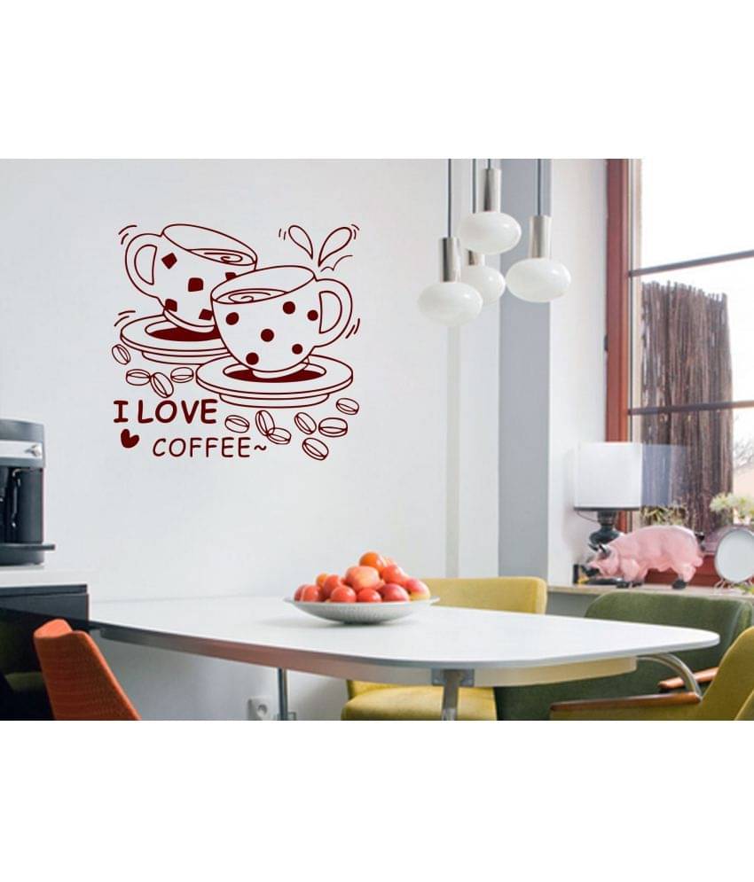 Sticker Studio I love cooffee Floral Floral PVC Sticker Sticker Studio I love cooffee Floral Floral PVC Sticker