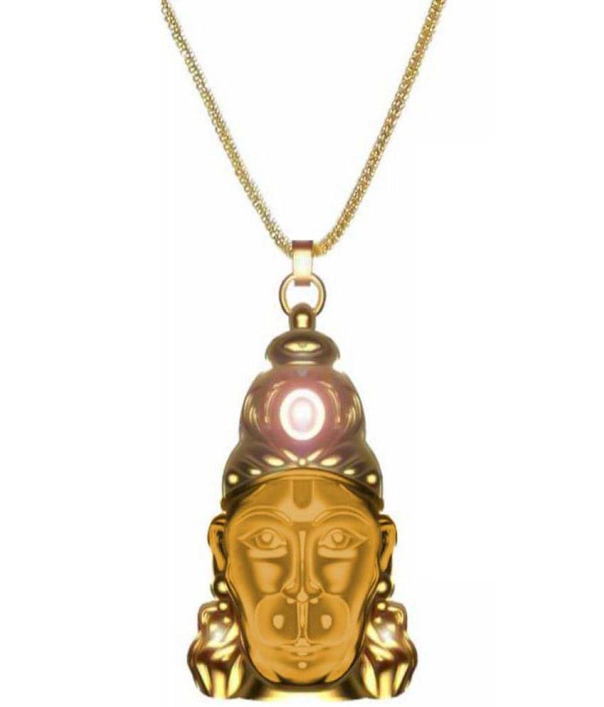     			Hanuman Chalisa Yantra with Gold Platted Chain