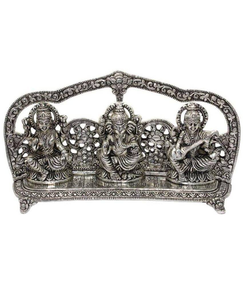    			myebizstore Laxmi Ganesh Brass Idol