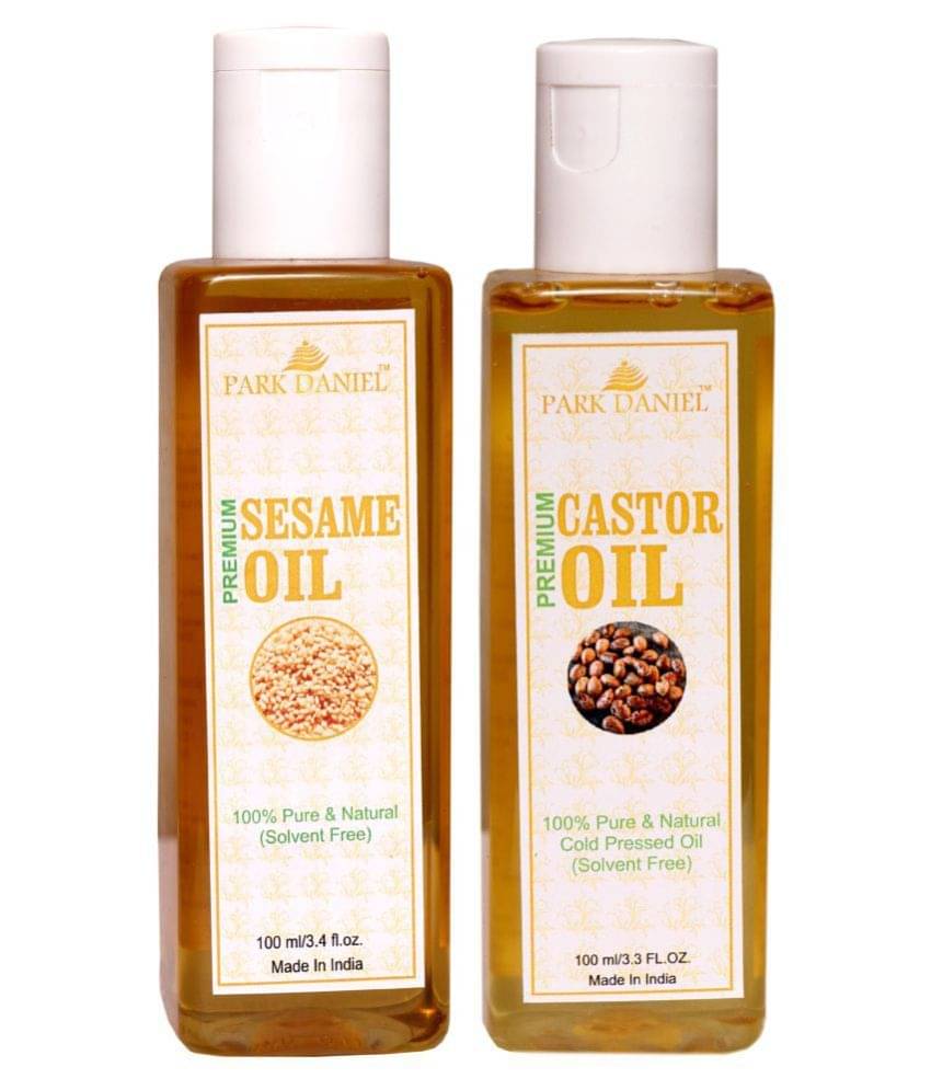     			Park Daniel Premium Sesame & Castor Oil(200 ml) 100% Pure & Natural 100 ml Pack of 2