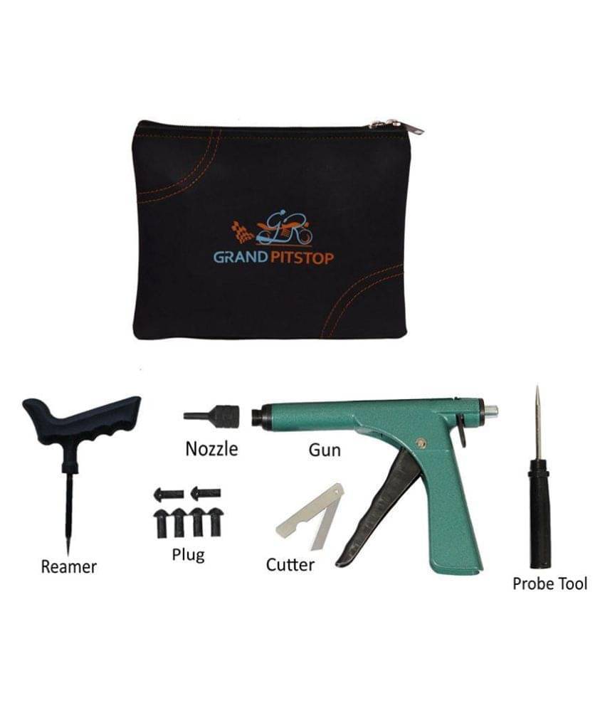     			GrandPitstop Tubeless Tyre puncture Repair Gun Kit