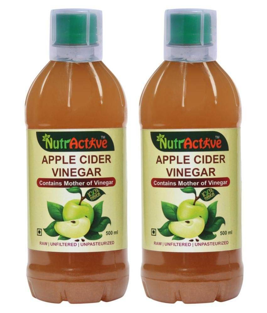     			NutrActive Apple Cider With vinegar With Mother 1000 ml Unflavoured Pack of 2